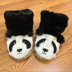 Cozy Panda Slouch Slippers- Little Blue House by Hatley